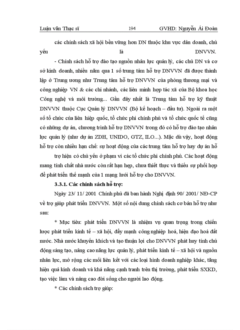 image for page Giải pháp nhằm hoàn thiện công tác đào tạo nguồn nhân lực quản lý cho các DNVVN ở Thành phố Hồ Chí Minh giai đoạn 2006 – 2010.