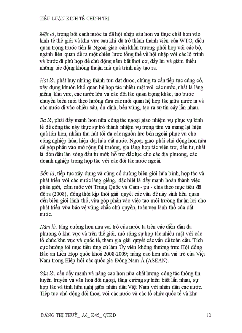 image for page Nâng cao hiệu quả hoạt động đối ngoại trong giai đoạn mới.