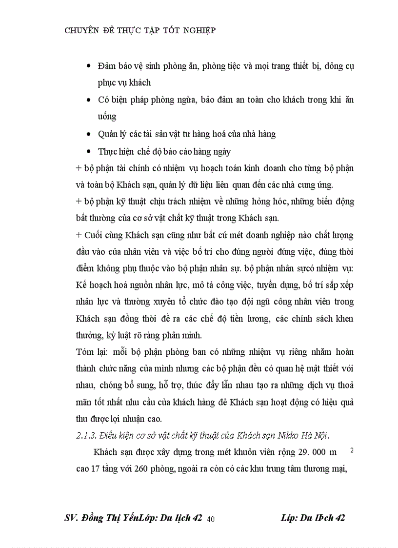 image for page Thực trạng và một số kiến nghị nhằm hoàn thiện công tác quản lý nhân lực với mục tiêu tạo động lực làm việc cho ngưòi lao động tại Khách sạn NIKKO Hà Nội