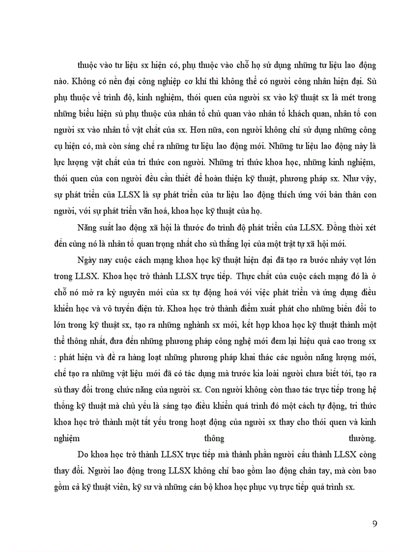 image for page Những lý luận chung về PTSX và llsx