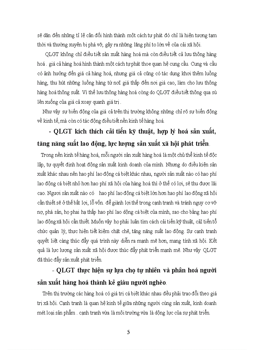 image for page Quy luật giá trị trong nền sản xuất hàng hoá và sự vận dụng quy luật này trong xây dựng kinh tế thị trường định hướng XHCN ở Việt Nam