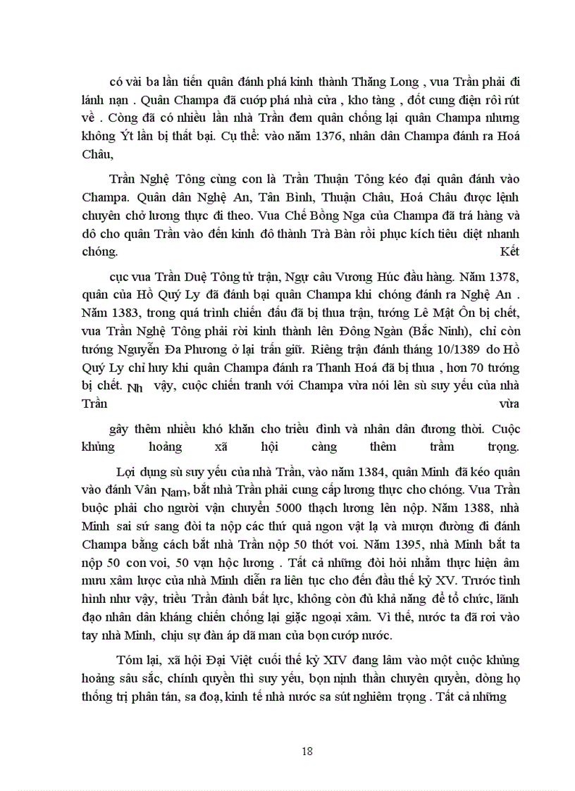 image for page Đánh giá về Hồ Quý Ly và nêu nguyên nhân thất bại, kết quả, bài học kinh nghiệm của cuộc cải cách.
