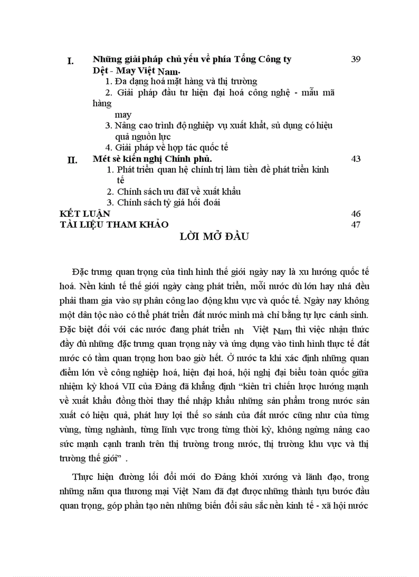 image for page Một số biện pháp đẩy mạnh xuất khẩu hàng may mặc ở Tổng Công ty Dệt-May Việt Nam