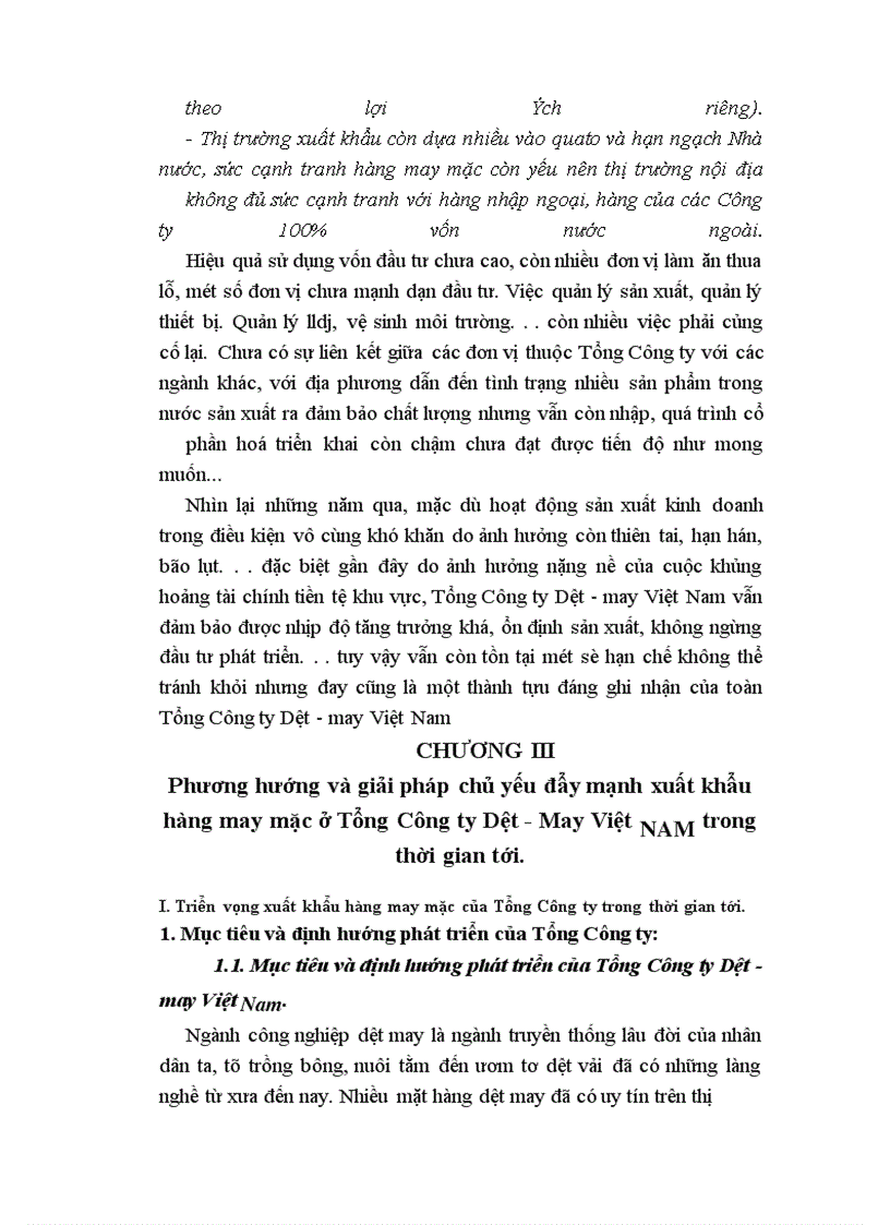 image for page Một số biện pháp đẩy mạnh xuất khẩu hàng may mặc ở Tổng Công ty Dệt-May Việt Nam
