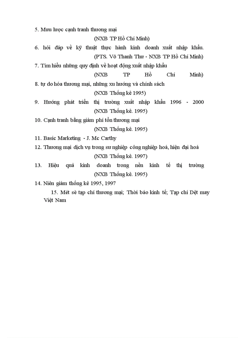 image for page Một số biện pháp đẩy mạnh xuất khẩu hàng may mặc ở Tổng Công ty Dệt-May Việt Nam
