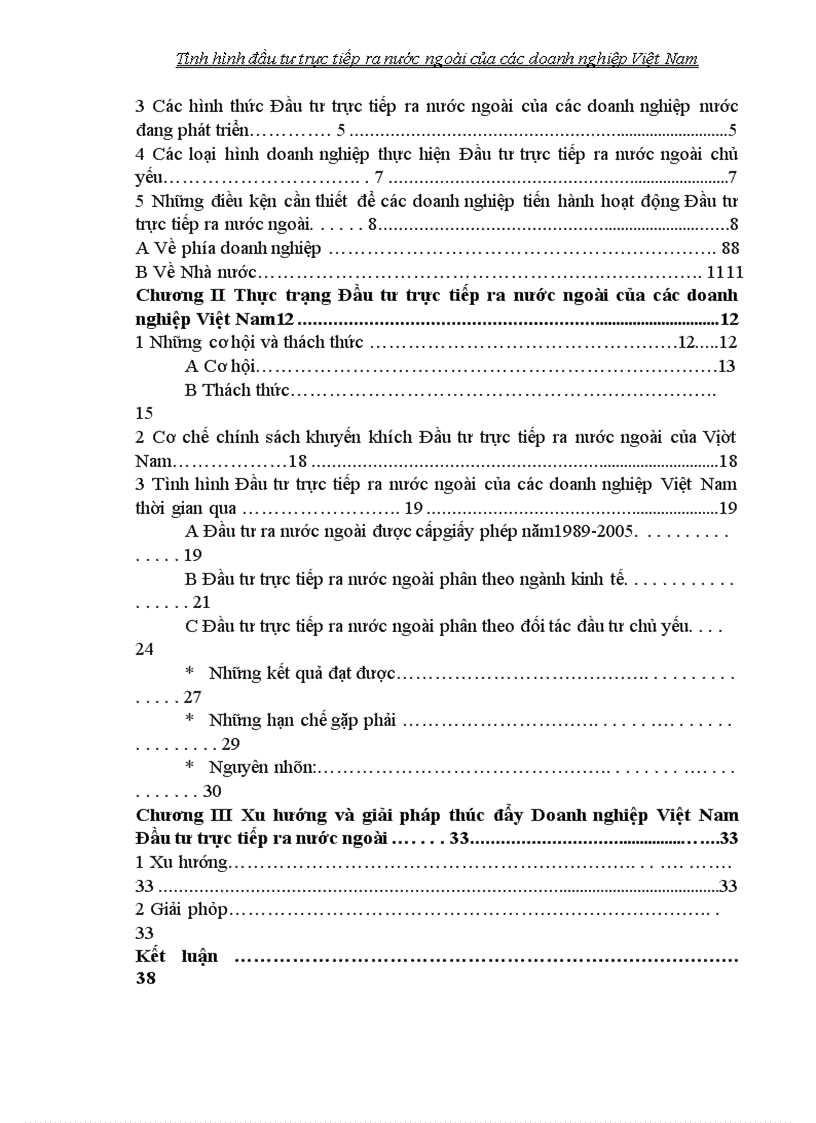 image for page Tình hình đầu tư trực tiếp ra nước ngoài của các doanh nghiệp Việt Nam
