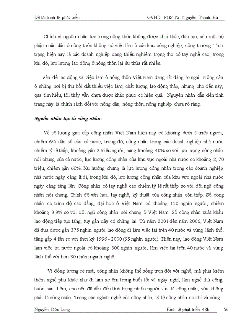 image for page Giải pháp tăng cường nguồn cung lao động Việt Nam giai đoạn 2010 - 2020