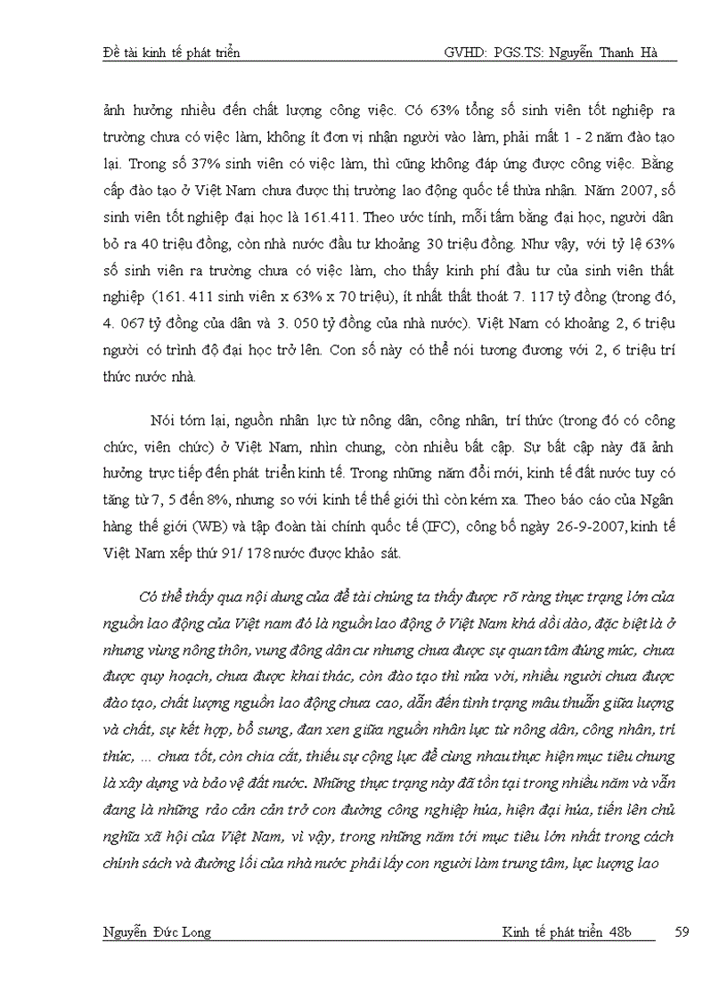 image for page Giải pháp tăng cường nguồn cung lao động Việt Nam giai đoạn 2010 - 2020