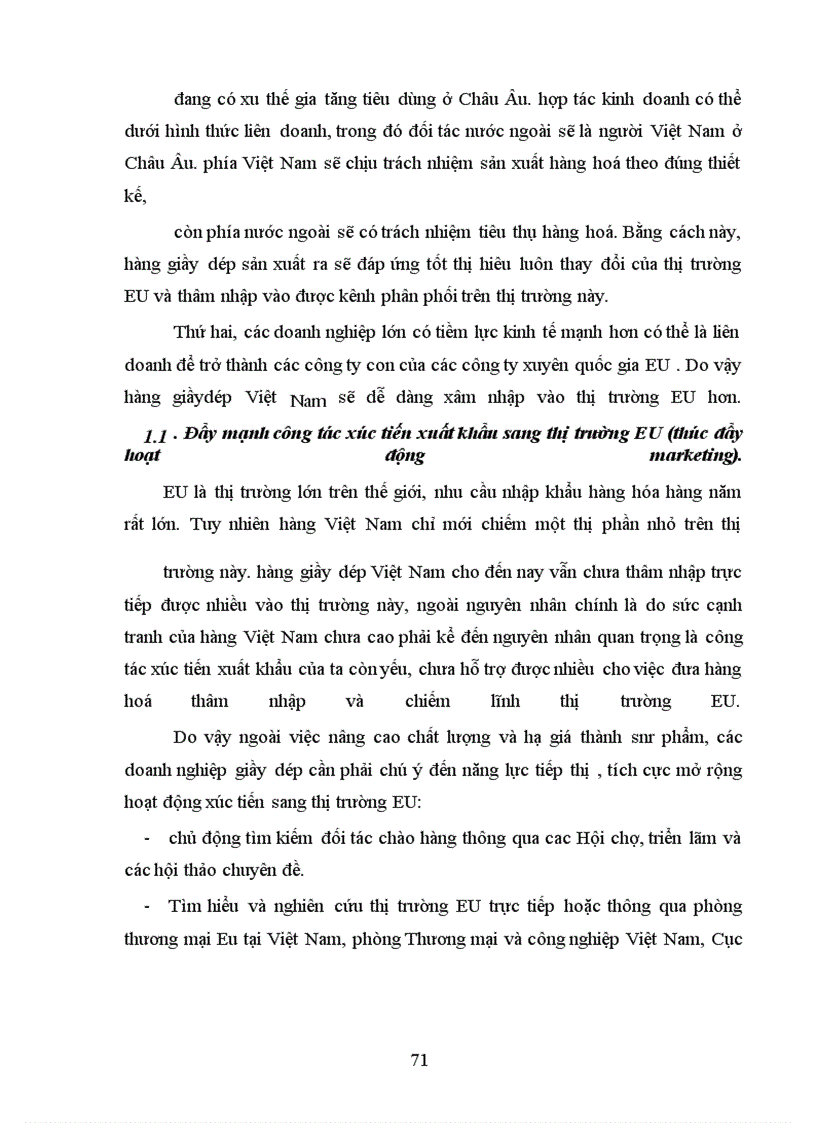 image for page Xuất khẩu hàng giầy dép Việt Nam sang EU:Thực trạng và giải pháp