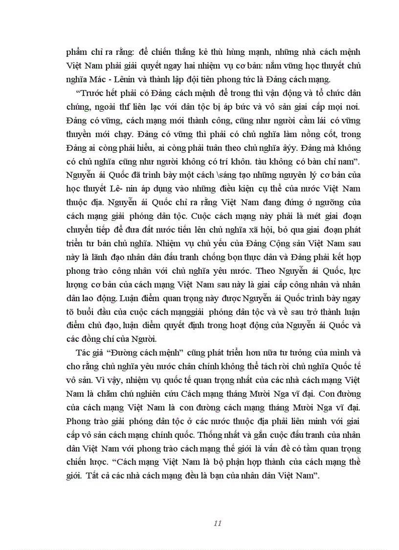image for page Tiểu luận Lịch sử Đảng: Vai trò của lãnh tụ Nguyễn ái Quốc trong quá trình thành lập Đảng cộng sản Việt Nam
