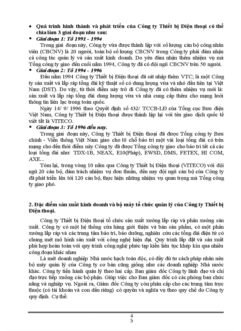 image for page Một số giải pháp nhằm nâng cao hiệu quả hoạt động huy động và sử dụng vốn tại Công ty Thiết bị Điện thoại - VITECO