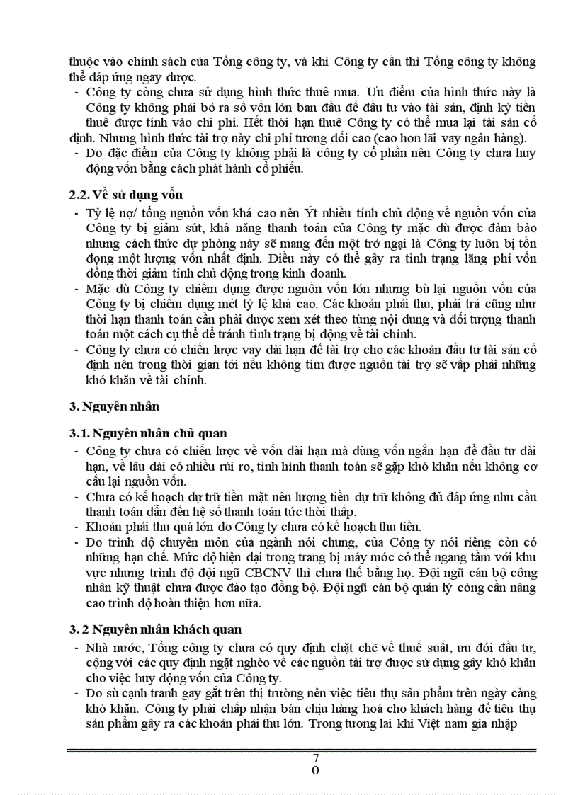 image for page Một số giải pháp nhằm nâng cao hiệu quả hoạt động huy động và sử dụng vốn tại Công ty Thiết bị Điện thoại - VITECO