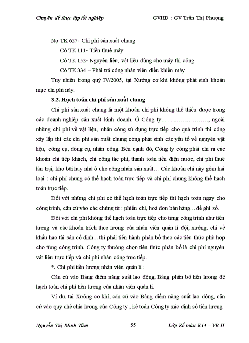 image for page Hạch toán chi phí sản xuất và tính giá thành sản phẩm xây lắp tại Công ty