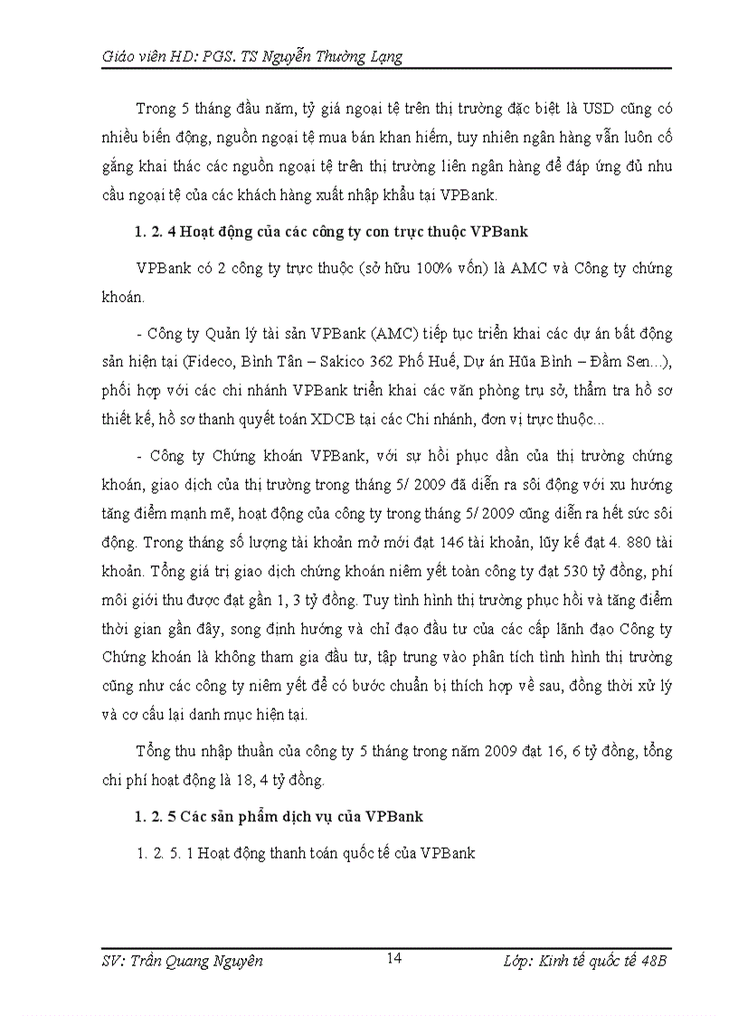 image for page Quản lý rủi ro tỷ giá VPBank – chi nhánh Đông Anh.