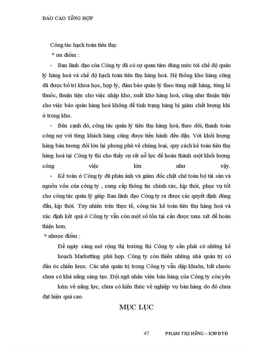 image for page Báo cáo tổng hợp tại công ty TNHH dược phẩm Việt Cường