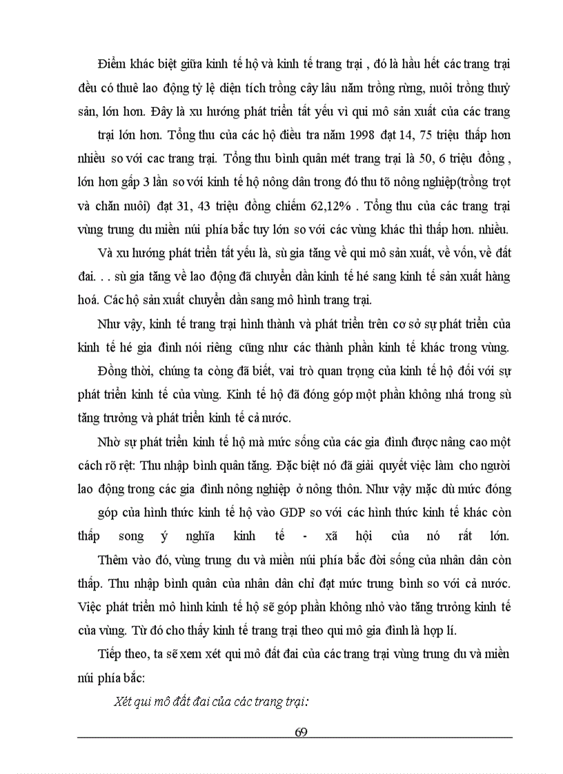 image for page Tình hình đầu tư phát triển kinh tế trang trại miền núi phía Bắc