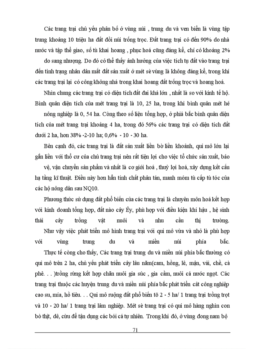 image for page Tình hình đầu tư phát triển kinh tế trang trại miền núi phía Bắc