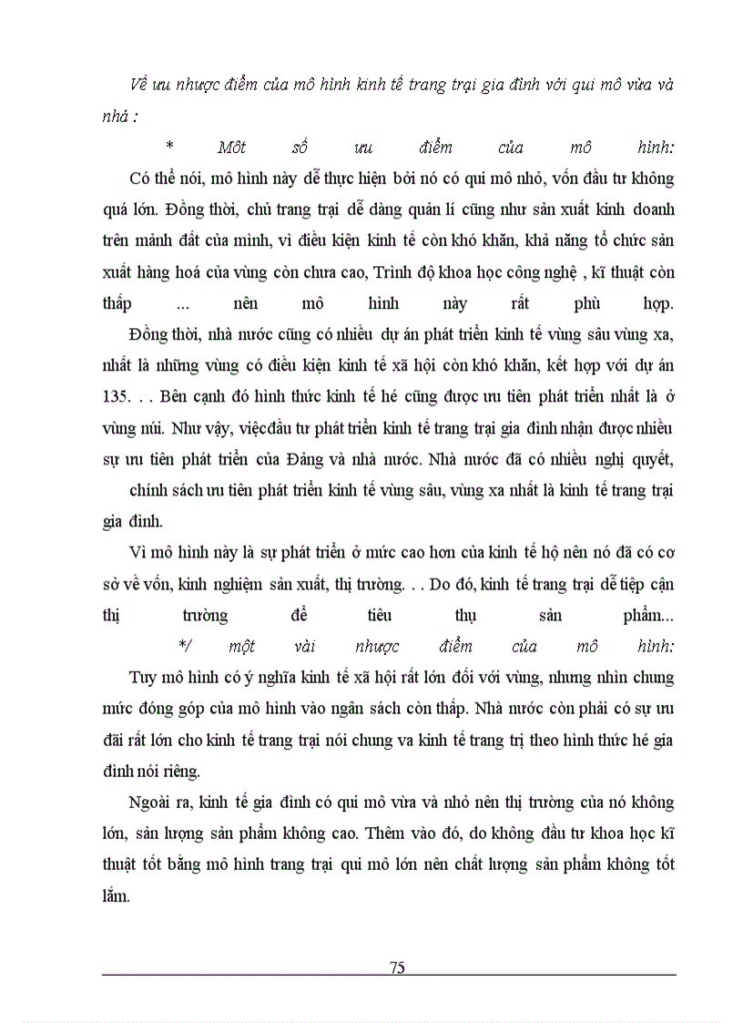 image for page Tình hình đầu tư phát triển kinh tế trang trại miền núi phía Bắc