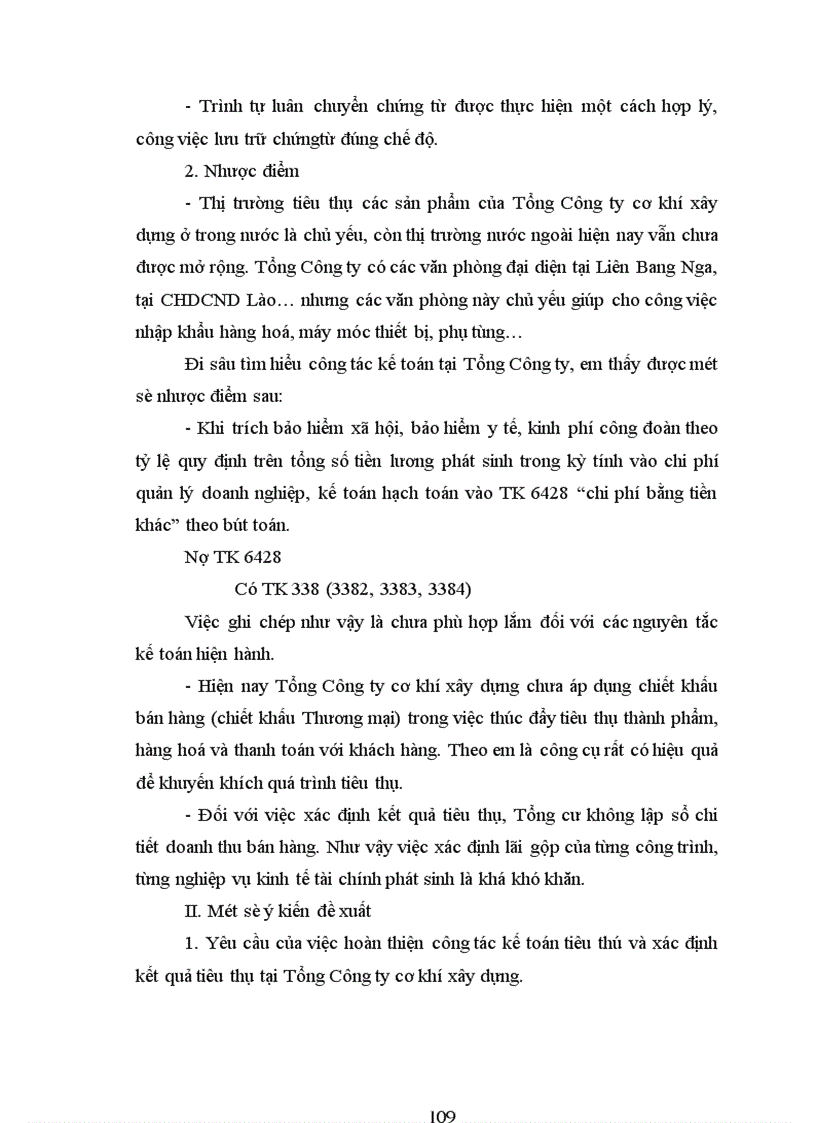 image for page Hoàn thiện công tác kế toán tiêu thụ hàng hoá và xác định kết qủa tiêu thụ tại Tổng Công ty cơ khí xây dựng
