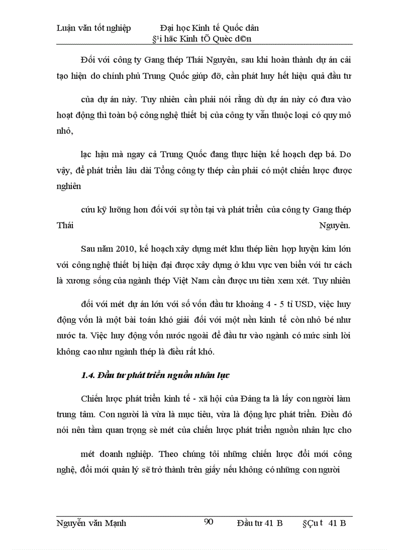 image for page Phương hướng và một số giải pháp đầu tư nhằm nâng cao khả năng cạnh tranh của Tổng công ty thép Việt Nam trong thời gian