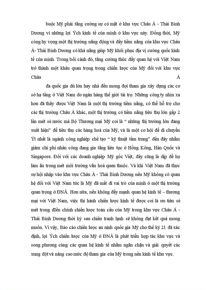 image for page Đầu tư trực tiếp của Hoa Kỳ vào Việt Nam thời gian qua.