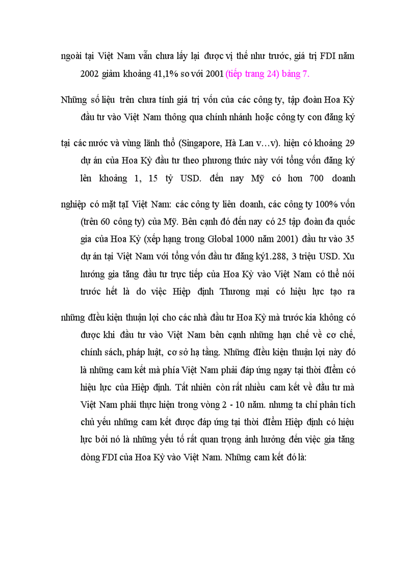 image for page Đầu tư trực tiếp của Hoa Kỳ vào Việt Nam thời gian qua.