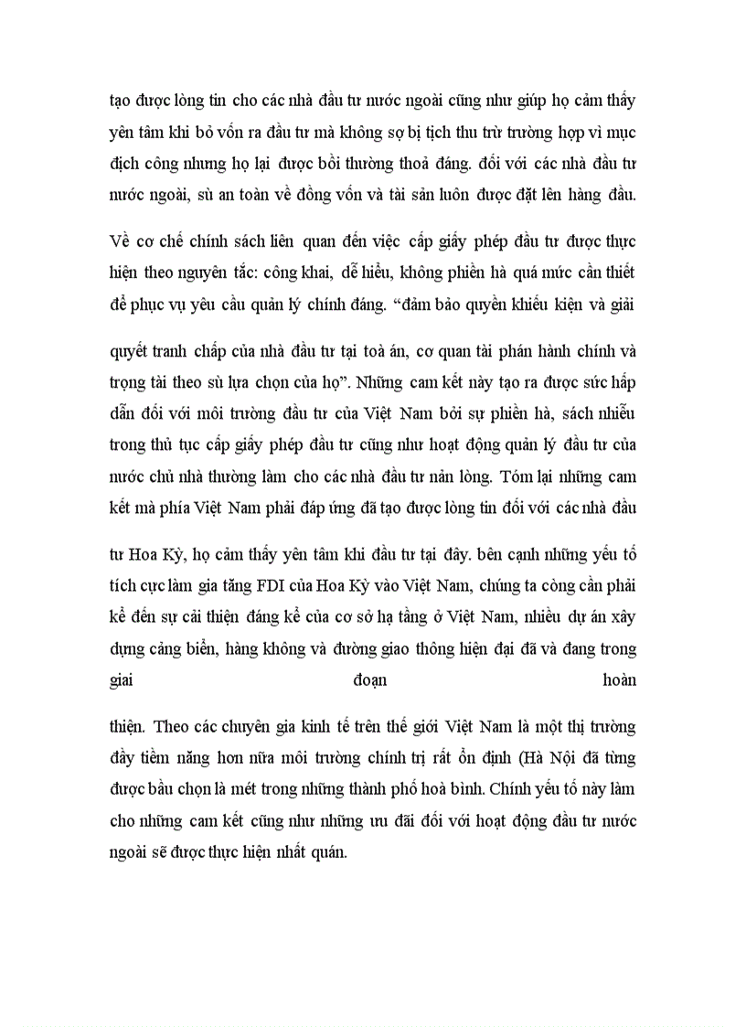 image for page Đầu tư trực tiếp của Hoa Kỳ vào Việt Nam thời gian qua.