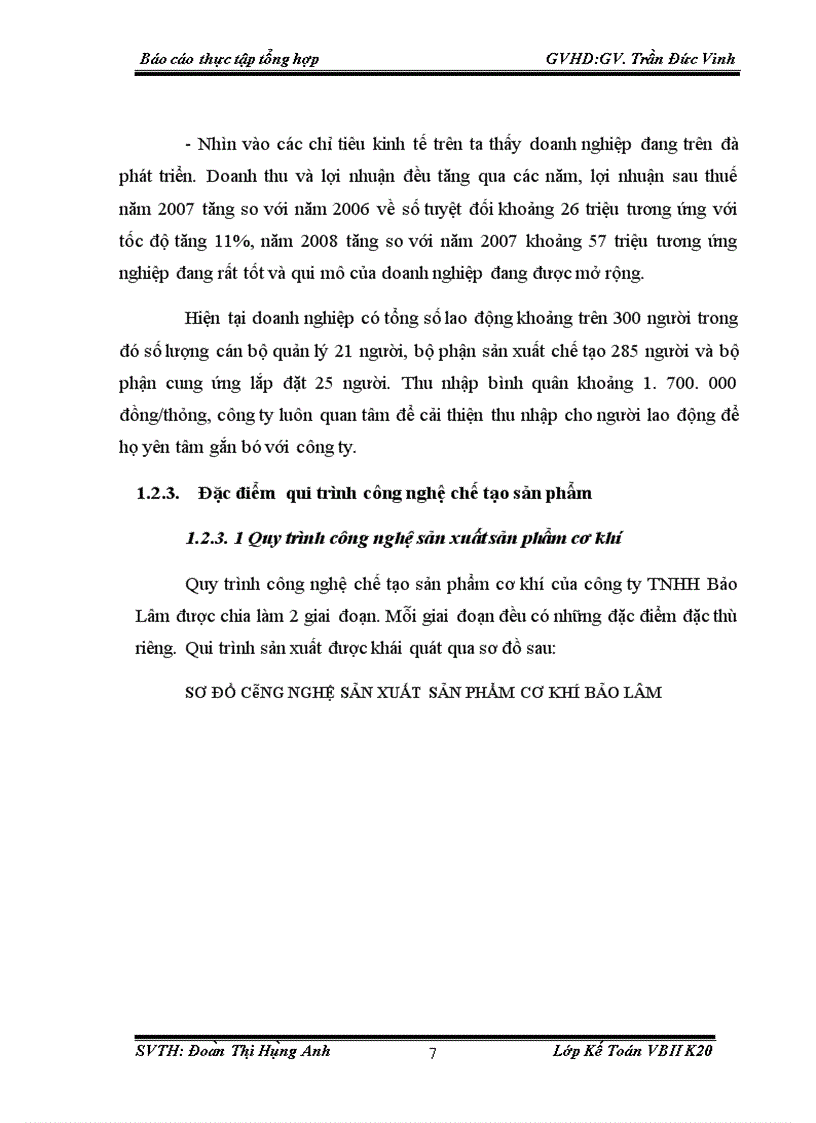 image for page Đặc điểm tổ chức công tác kế toán tại công ty TNHH Bảo Lâm