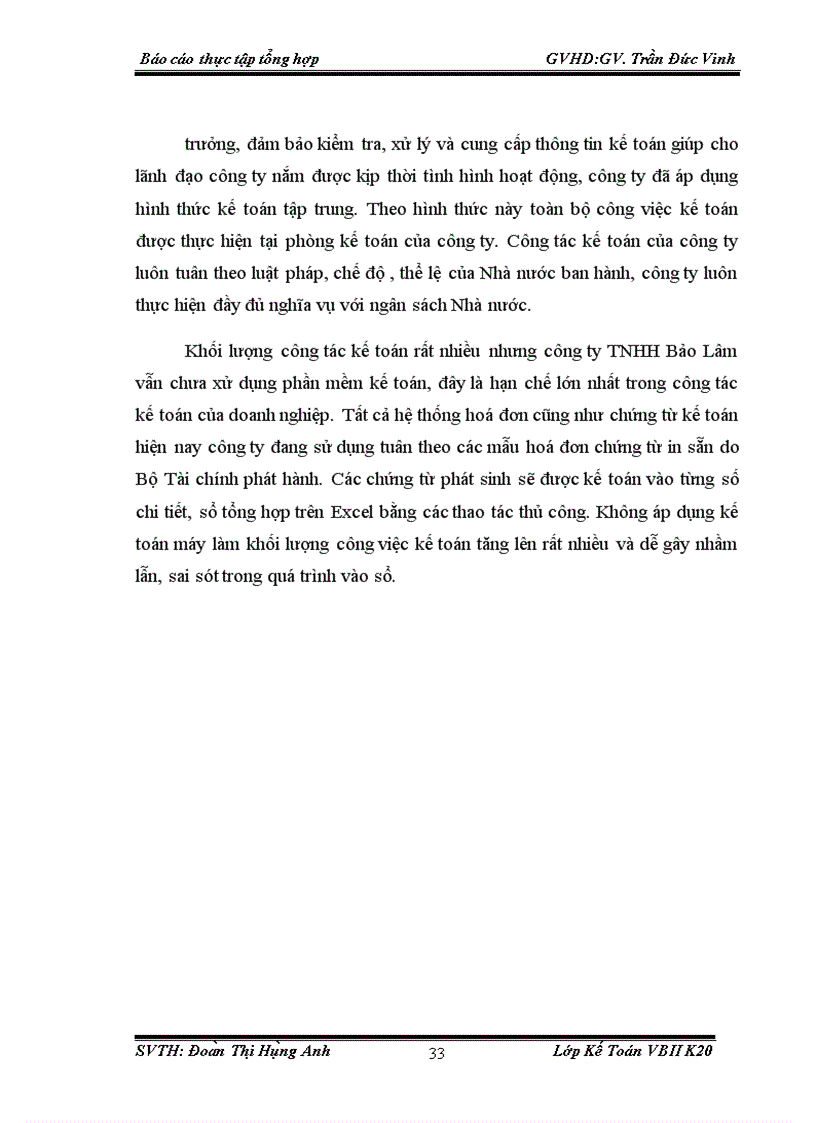 image for page Đặc điểm tổ chức công tác kế toán tại công ty TNHH Bảo Lâm