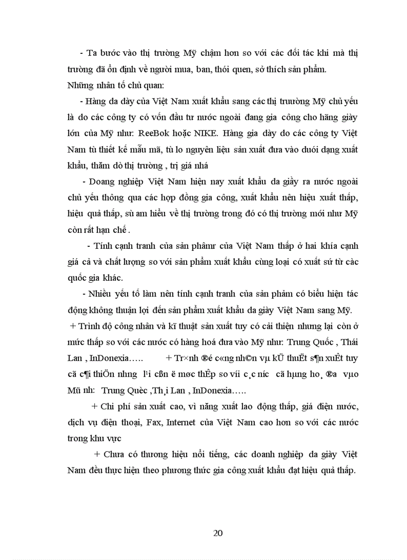 image for page Giải pháp thâm nhập thị trường Mỹ của nghành da giày Việt Nam