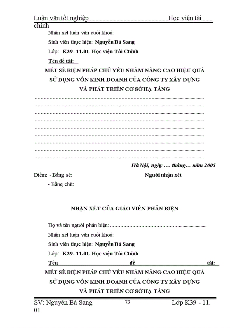 image for page Một số biện pháp chủ yếu nhằm nâng cao hiệu quả sử dụng vốn kinh doanh của công ty Xây dựng và phát triển cơ sở hạ tầng