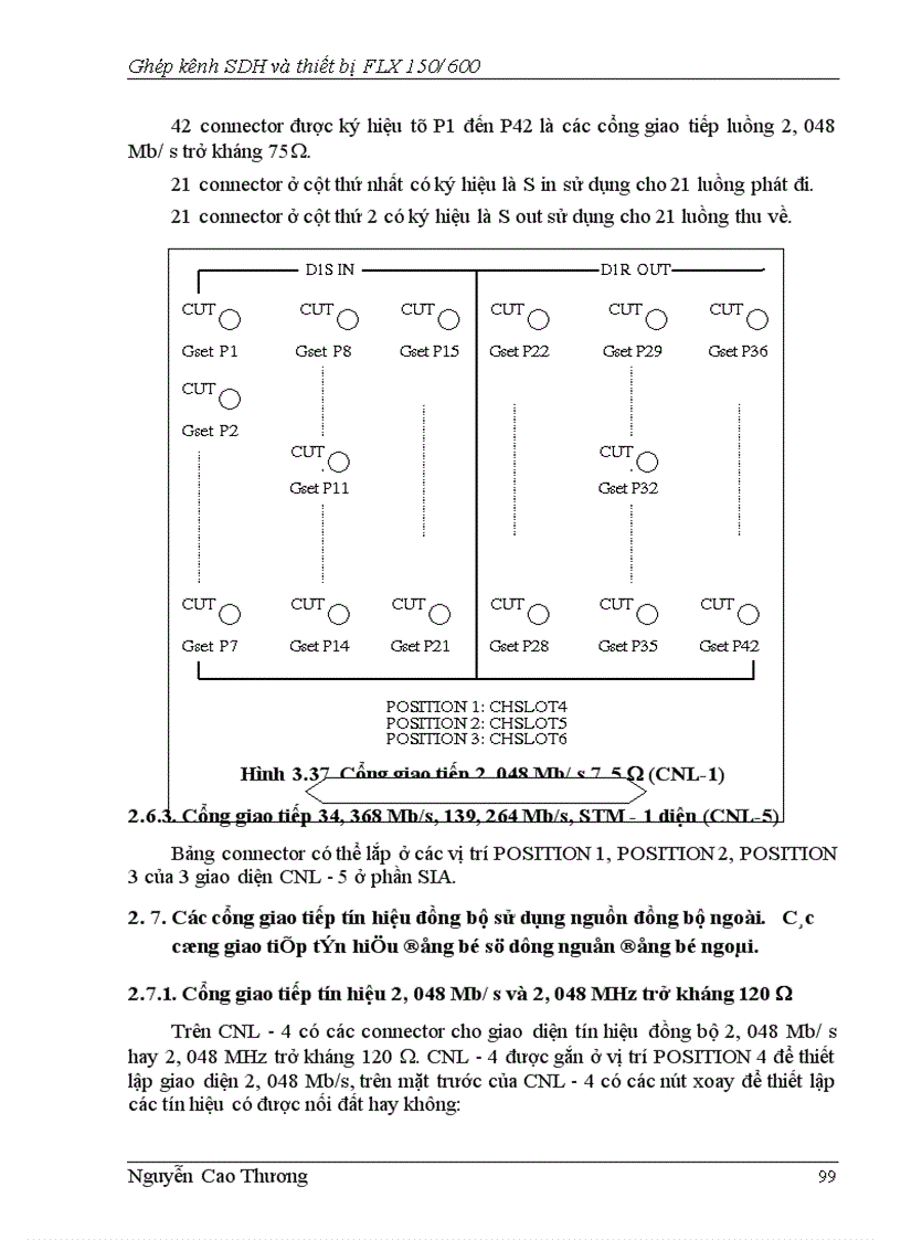 image for page Chức năng của sơ đồ khối và các chỉ thị cảnh báo các loại card trong hệ thống FLX 150/600