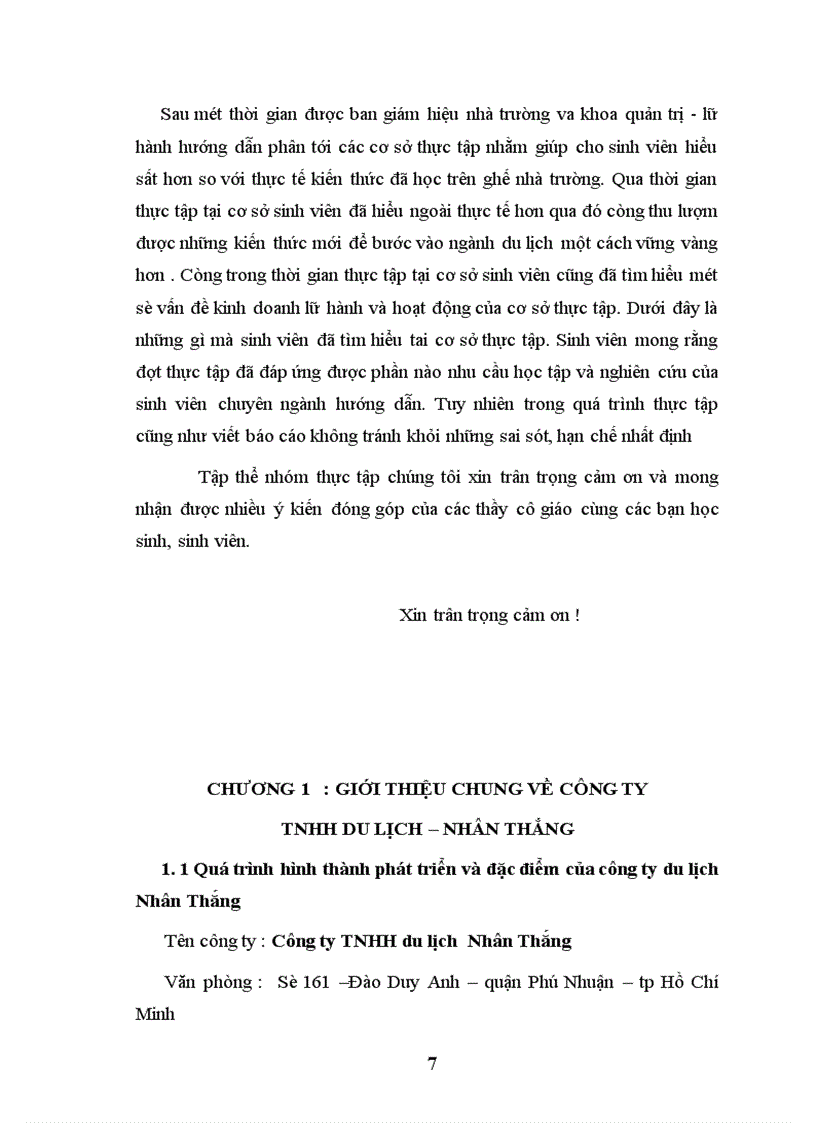 image for page Công ty TNHH du lịch Nhân Thắng