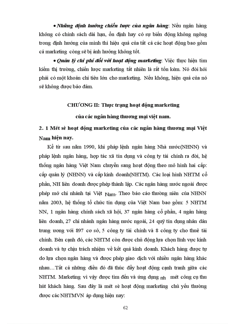 image for page Nâng cao hiệu quả hoạt động Marketing của các NHTMVN