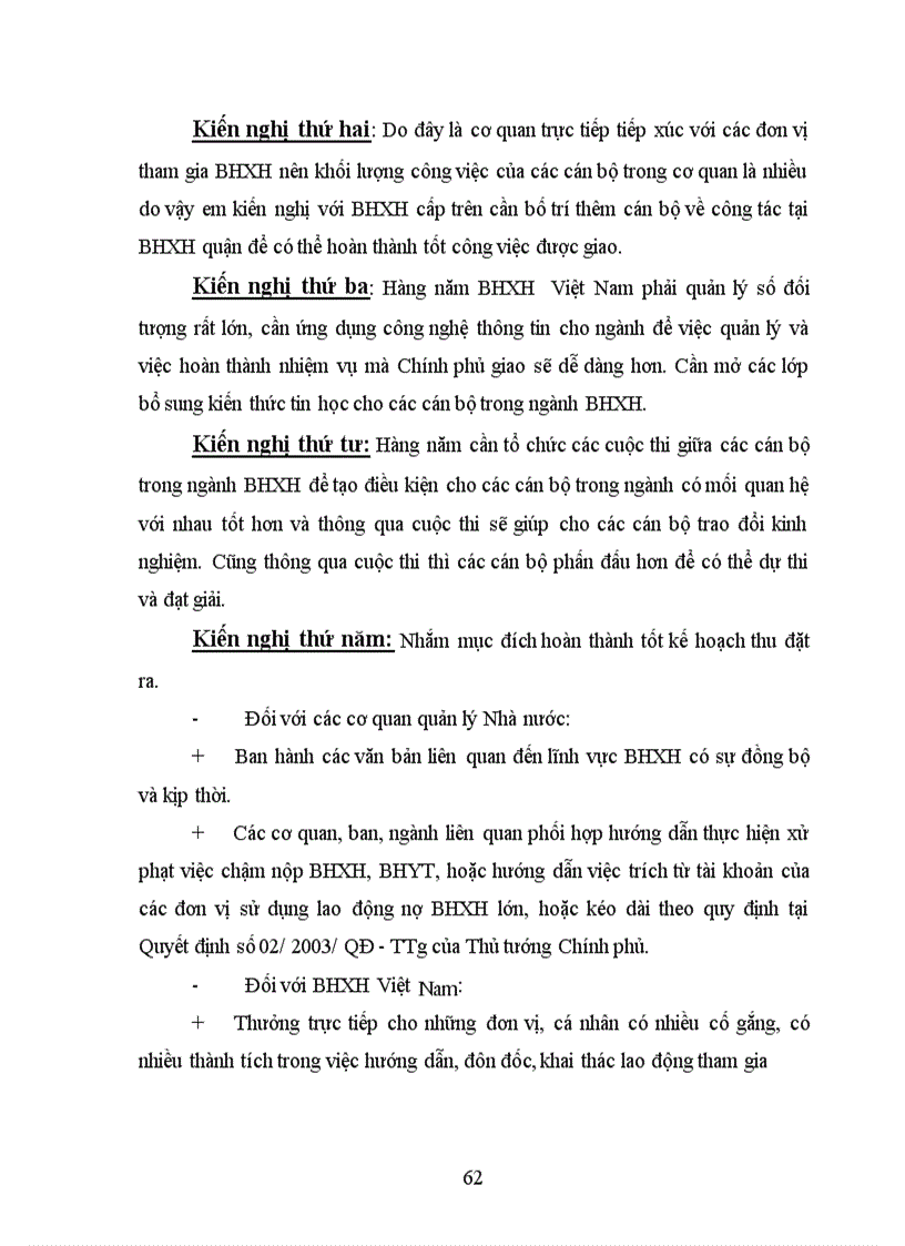 image for page Công tác thu BHXH tại Bảo Hiểm Xã Hội Quận Hai Bà Trưng
