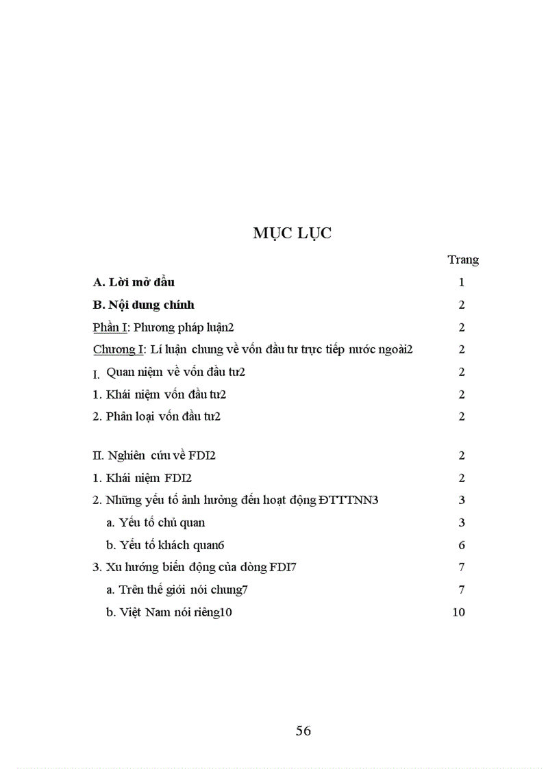 image for page Phân tích và dự báo nguồn vốn FDI có thể thu hút vào Việt Nam đến năm 2010