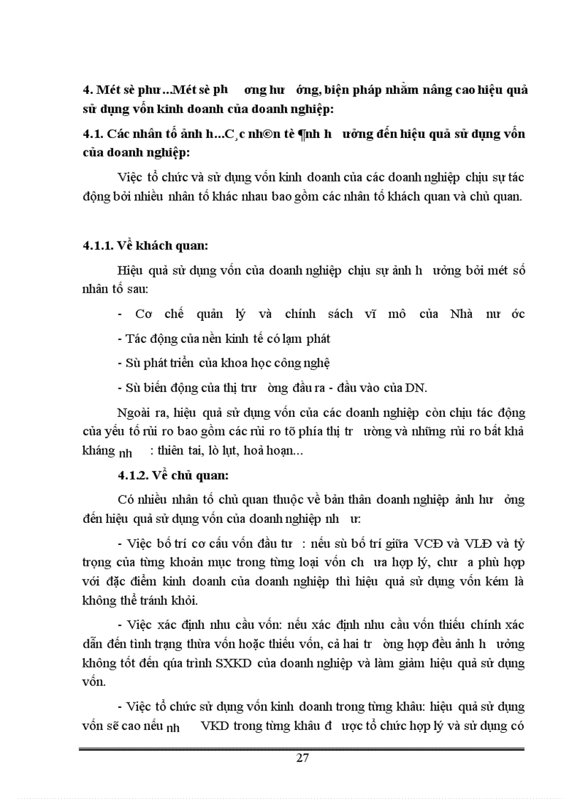 image for page Vốn kinh doanh và những biện pháp nâng cao hiệu quả sử dụng vốn kinh doanh ở Công ty Điện lực I