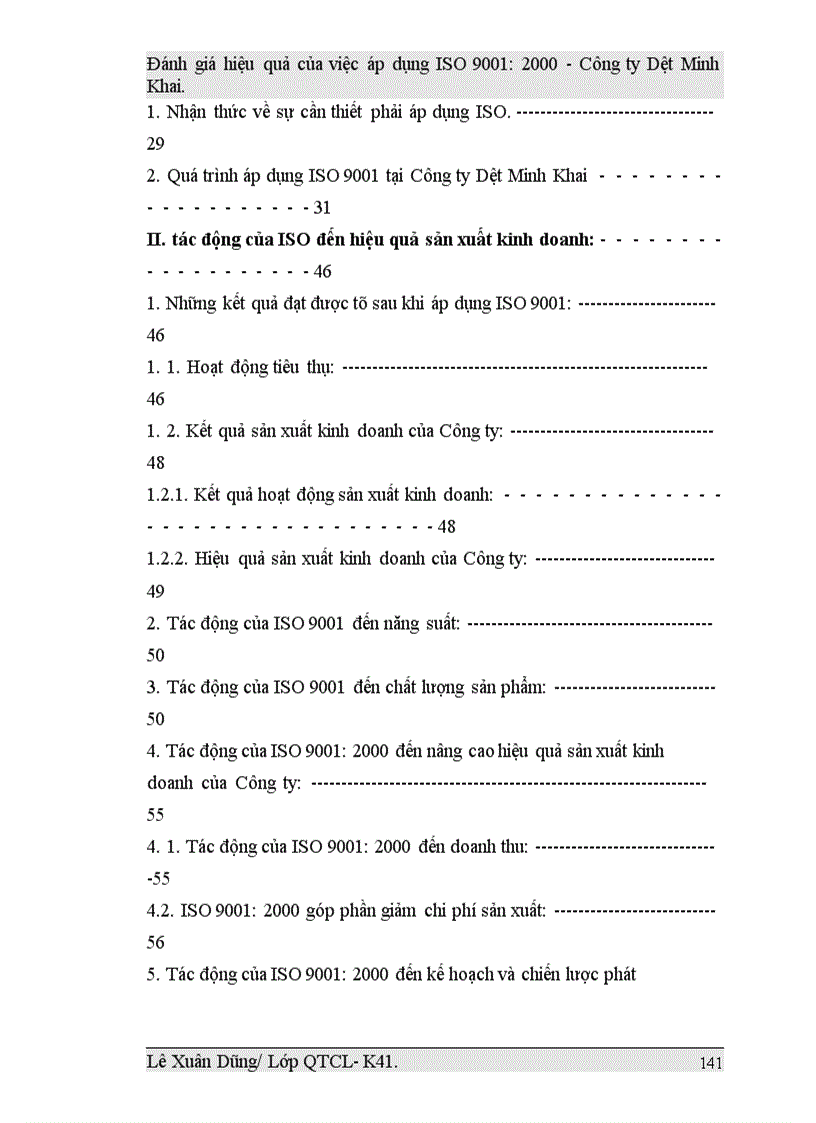 image for page Đánh giá hiệu quả của việc áp dụng ISO 9001:2000 tại Công ty Dệt Minh Khai