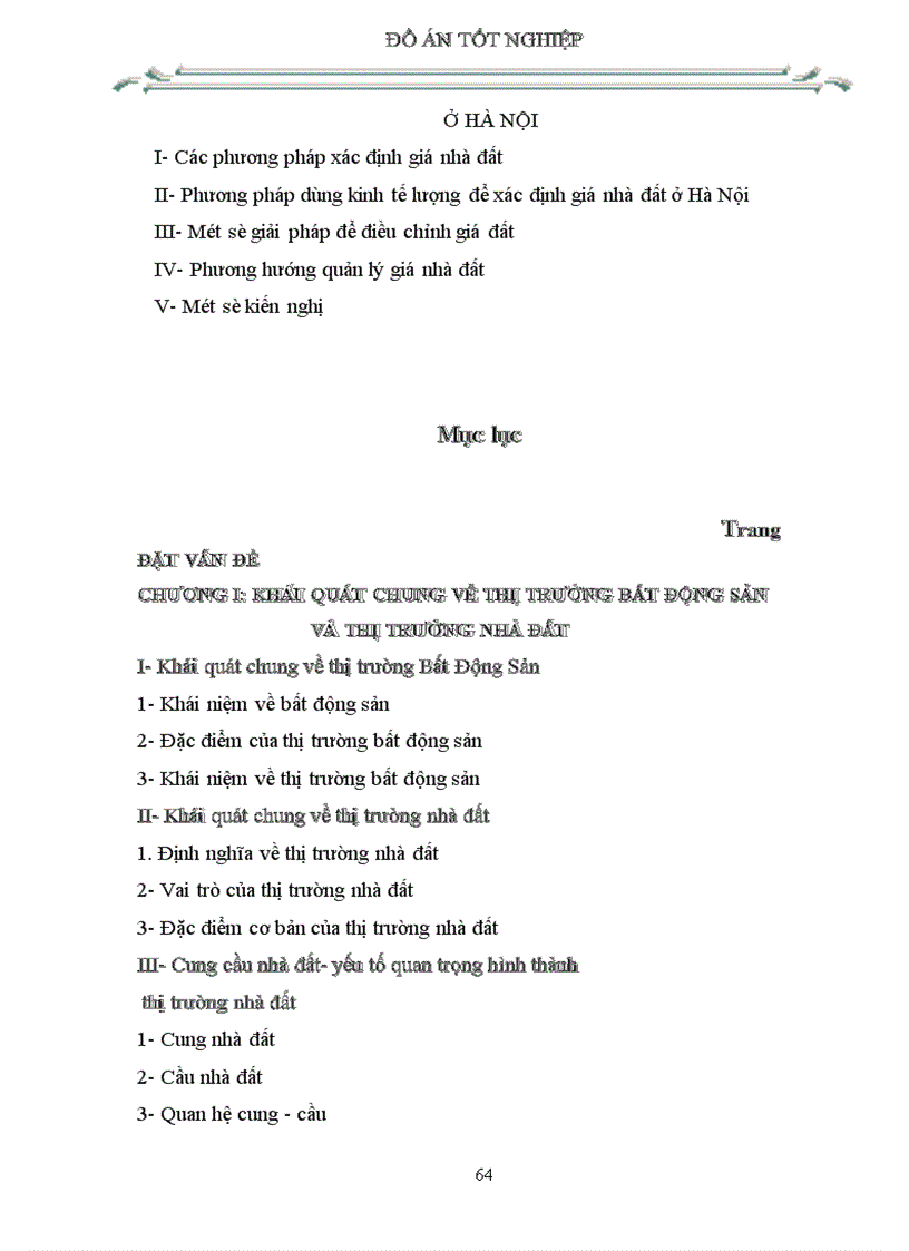 image for page Thị trường bất động sản và thị trường nhà đất