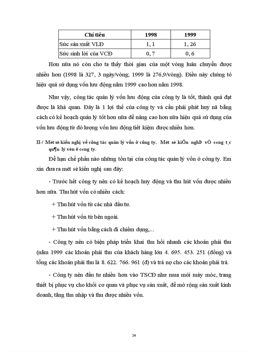 image for page Một số ý kiến đề xuất nhằm nâng cao hiệu quả của công tác quản lý vốn ở công ty Hồng Hà - Bộ Quốc phòng