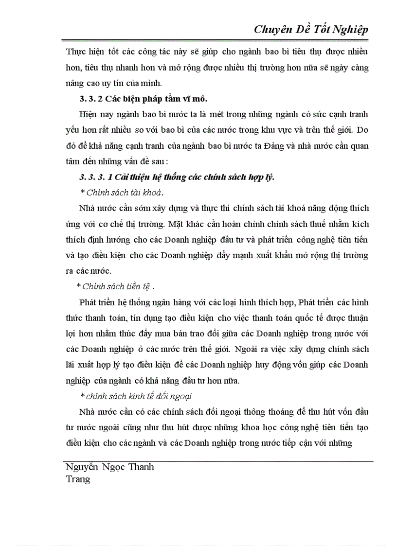 image for page Một số chính sách và giải pháp nâng cao khả năng cạnh tranh của mặt hàng bao bì của Việt Nam trong giai đoạn hiện nay