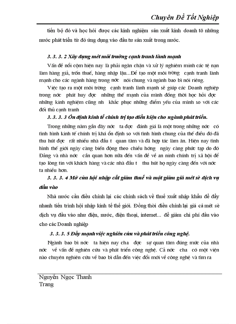 image for page Một số chính sách và giải pháp nâng cao khả năng cạnh tranh của mặt hàng bao bì của Việt Nam trong giai đoạn hiện nay