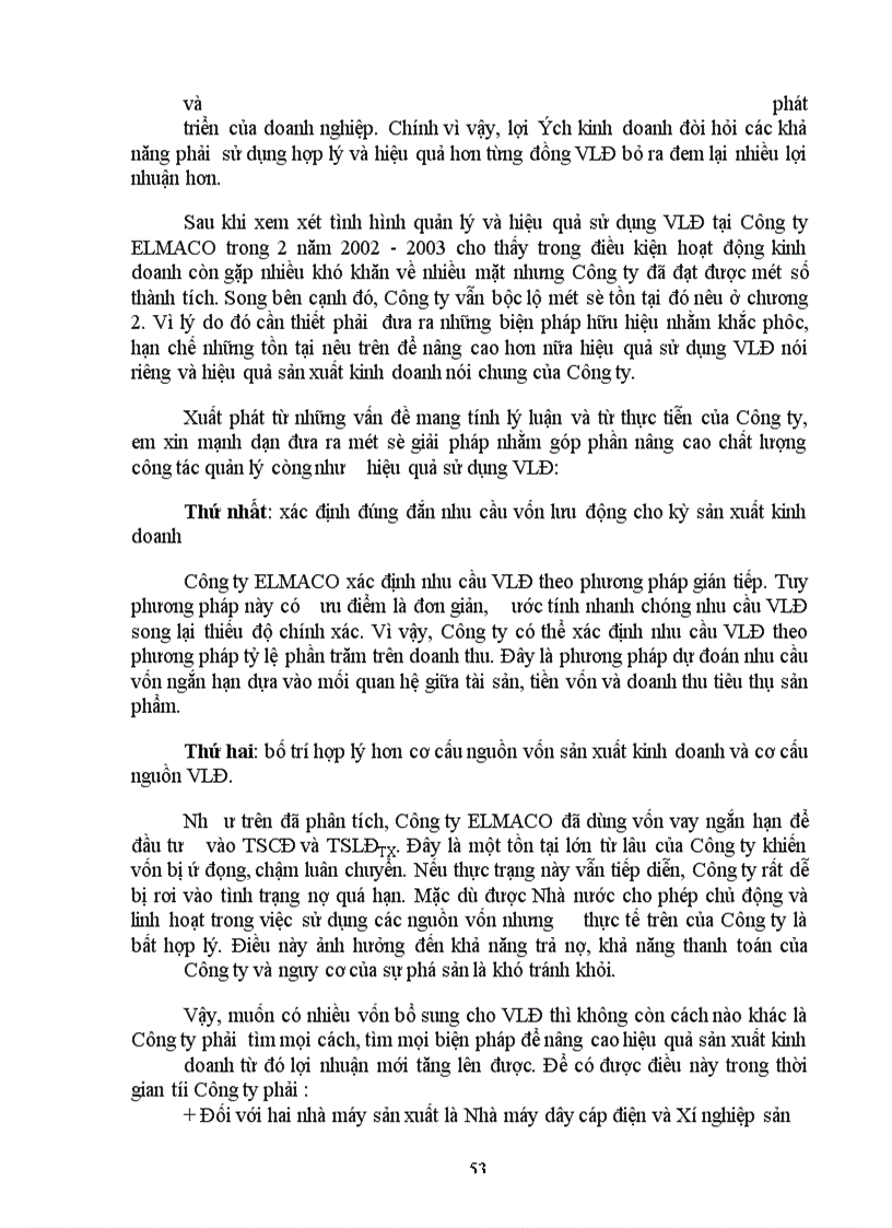 image for page Vốn lưu động và một số biện pháp nhằm nâng cao vốn lưu động tại công ty Vật liệu điện và Dụng cụ cơ khí