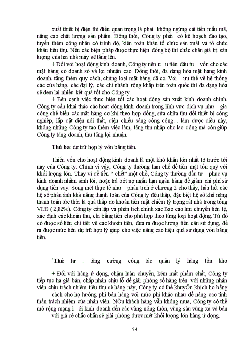 image for page Vốn lưu động và một số biện pháp nhằm nâng cao vốn lưu động tại công ty Vật liệu điện và Dụng cụ cơ khí