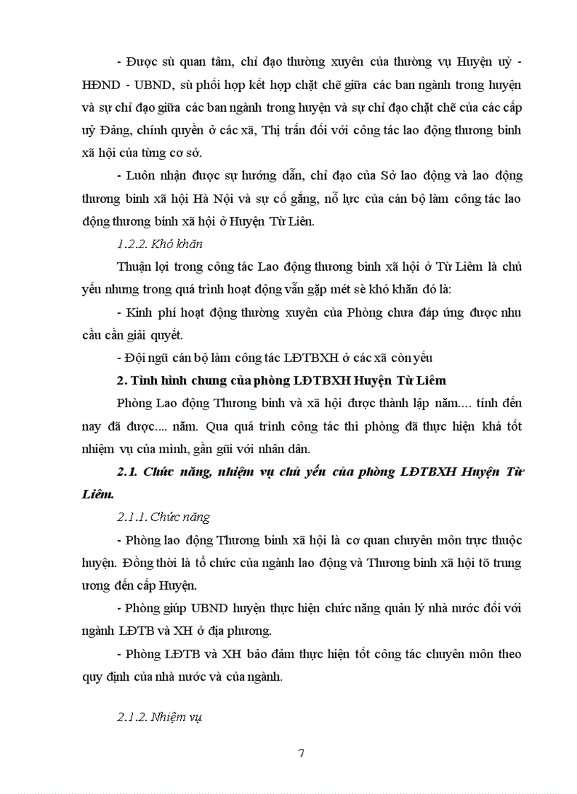 image for page Phân tích công tác quản lý chi Ngân sách cho đối tượng chính sách xã hội và bảo trợ xã hội của Phòng LĐTB và XH Huyện Từ Liêm