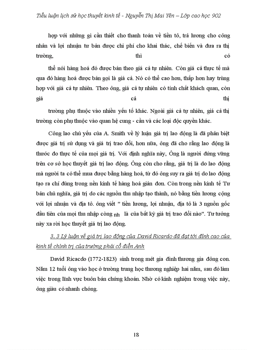 image for page Lý luận Học thuyết Giá trị lao động của trường phái cổ điển Anh và những đóng góp to lớn mang tính cách mạng của C. Mác vào học thuyết này.