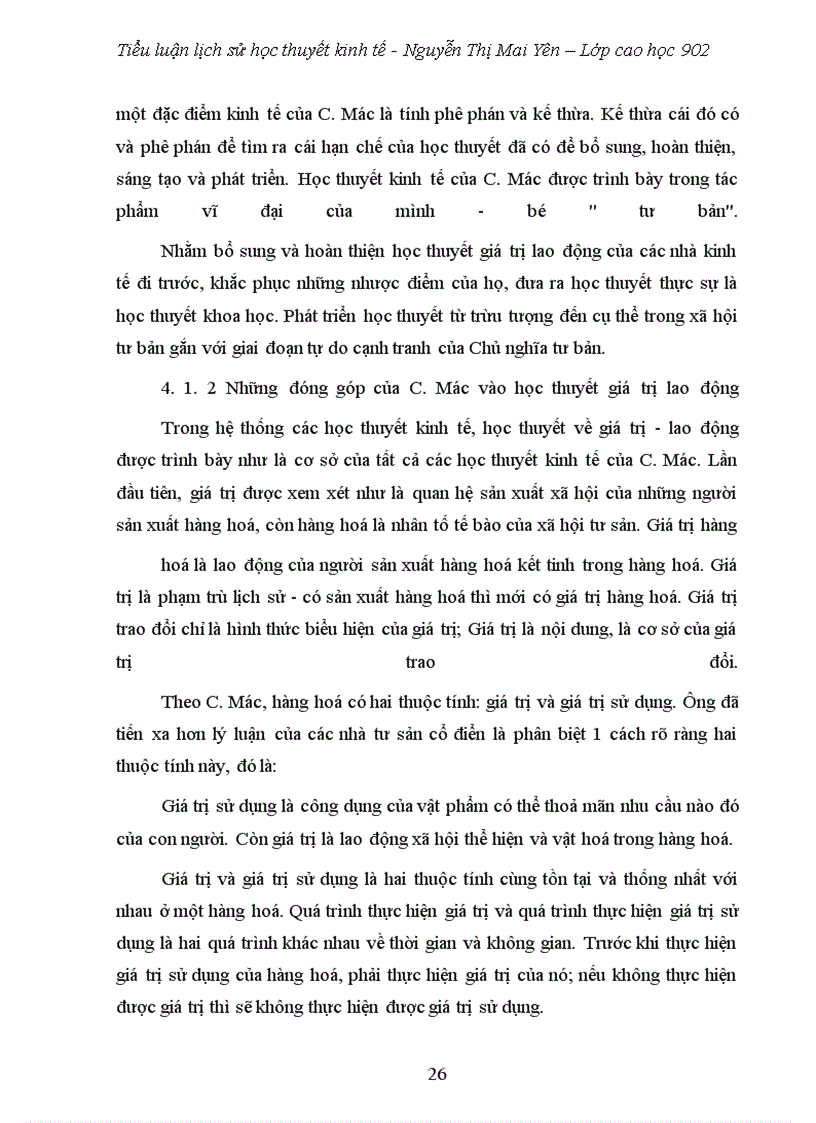 image for page Lý luận Học thuyết Giá trị lao động của trường phái cổ điển Anh và những đóng góp to lớn mang tính cách mạng của C. Mác vào học thuyết này.