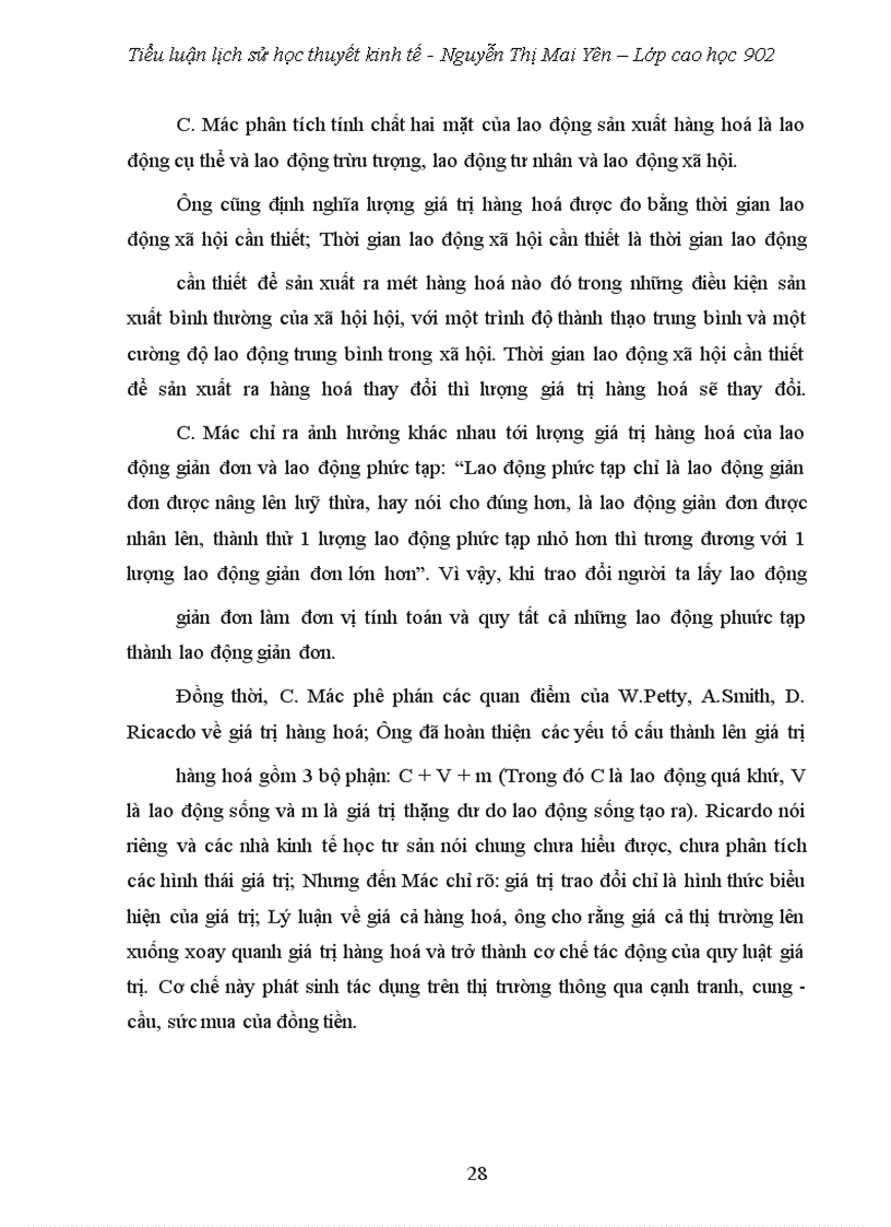 image for page Lý luận Học thuyết Giá trị lao động của trường phái cổ điển Anh và những đóng góp to lớn mang tính cách mạng của C. Mác vào học thuyết này.
