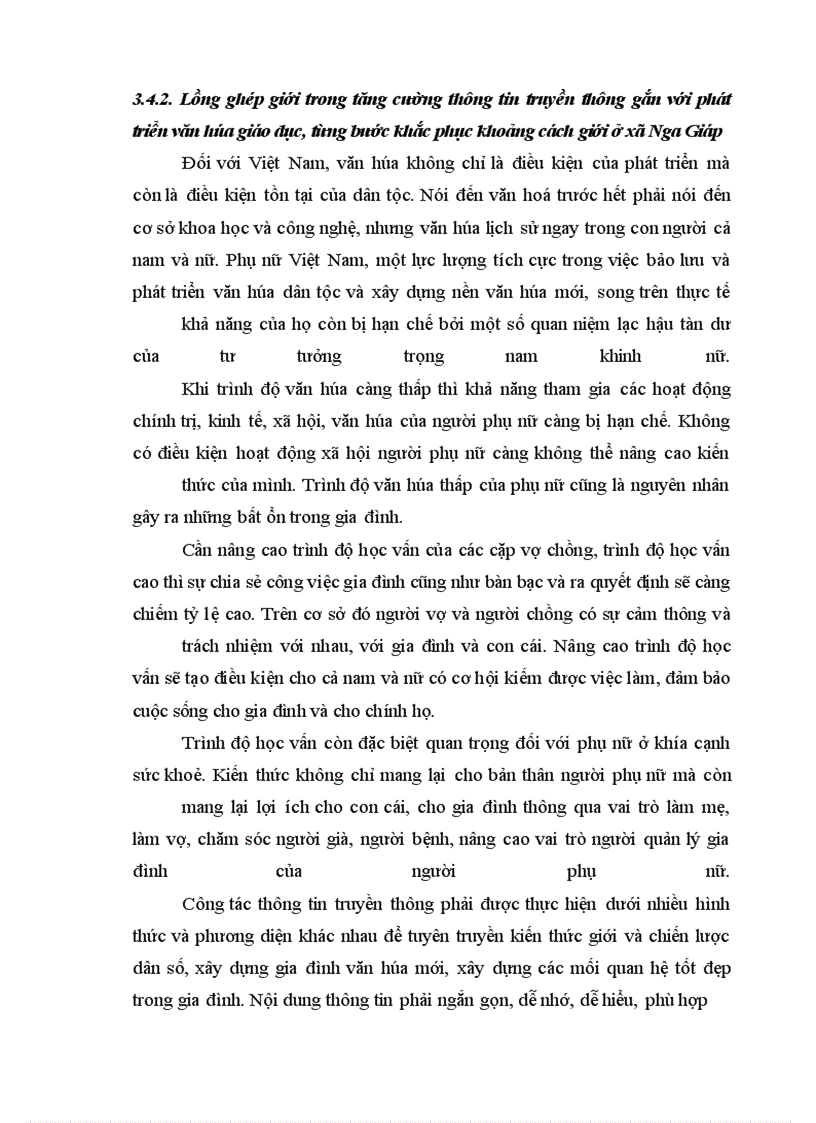 image for page Vận dụng phương pháp phát triển cộng đồng nhằm làm giảm bất bình đẳng giới trong gia đình ở nông thôn tại xã Nga Giáp, huyện Nga Sơn, tỉnh Thanh Hóa hiện nay