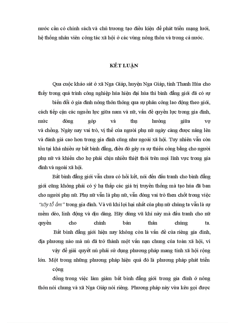 image for page Vận dụng phương pháp phát triển cộng đồng nhằm làm giảm bất bình đẳng giới trong gia đình ở nông thôn tại xã Nga Giáp, huyện Nga Sơn, tỉnh Thanh Hóa hiện nay
